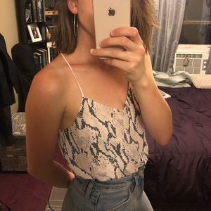 $10 SALE Express Snake Skin Print Tank